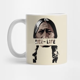 Sitting Bull Rez Life Native American Mug